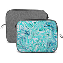 Lade das Bild in den Galerie-Viewer, Schneeflocke Laptop Tasche selbst gestalten und bedrucken