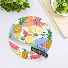 Lade das Bild in den Galerie-Viewer, Schneidebrett Glas personalisiert mit Fotos Muster Text Logo selbst gestalten und bedrucken