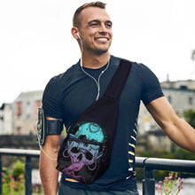 Lade das Bild in den Galerie-Viewer, Schultertasche Umhängetasche A002 Sling Bag Rucksack Crossbody Rucksack Brusttasche mit Foto / Text selbst gestalten und bedrucken