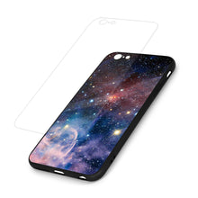 Lade das Bild in den Galerie-Viewer, Schwarze TPU-Glashülle Handyhülle für iPhone 6P / 6SP mit Foto selbst gestalten und bedrucken