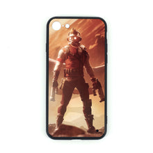 Lade das Bild in den Galerie-Viewer, Schwarze TPU-Glashülle Handyhülle für iPhone 7 / 8 mit Foto selbst gestalten und bedrucken