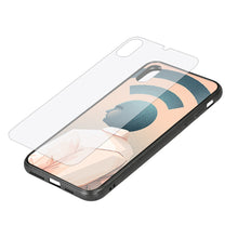 Lade das Bild in den Galerie-Viewer, Schwarze TPU-Glashülle Handyhülle für iPhone XS MAX mit Foto selbst gestalten und bedrucken