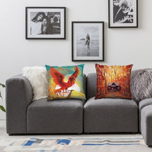 Lade das Bild in den Galerie-Viewer, Segeltuch Kissenhülle Kissenbezüge Set 40x40 45x45 einseitiger Druck 2 Stück/Packung selbst gestalten und bedrucken