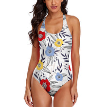 Lade das Bild in den Galerie-Viewer, Einzelbilddruck Sexy LT3150 Frauen Badeanzug Einteilig One-piece mit gekreuztem Träger selbst gestalten und bedrucken