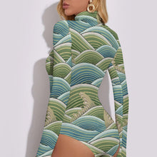 Lade das Bild in den Galerie-Viewer, Sexy Multi-Image-Druck Damen / Frauen Stringbody Jumpsuit Bodysuit Damenbody NZ056 mit Fotos Muster Text Logo selbst gestalten und bedrucken