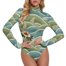 Lade das Bild in den Galerie-Viewer, Sexy Multi-Image-Druck Damen / Frauen Stringbody Jumpsuit Bodysuit Damenbody NZ056 mit Fotos Muster Text Logo selbst gestalten und bedrucken