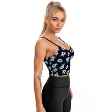 Lade das Bild in den Galerie-Viewer, Sexy Sport Cropped Tank Top YJ007 mit Bauchnabel - Damen / Frauen - selbst gestalten und bedrucken