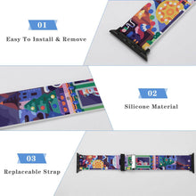 Lade das Bild in den Galerie-Viewer, Silikonband für Apple Armbanduhr mit Foto selbst gestalten und bedrucken