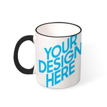 Lade das Bild in den Galerie-Viewer, Sonderangebot Farbbecher mit Mund und Griff aus Keramik selbst gestalten und bedrucken