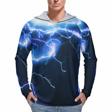 Lade das Bild in den Galerie-Viewer, Sonnenschutz Kapuzenpullover Langarmshirt Funktionsshirt NZ145 Herren / Männer mit Foto / Text selbst gestalten und bedrucken