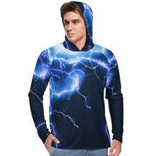 Lade das Bild in den Galerie-Viewer, Sonnenschutz Kapuzenpullover Langarmshirt Funktionsshirt NZ145 Herren / Männer mit Foto / Text selbst gestalten und bedrucken