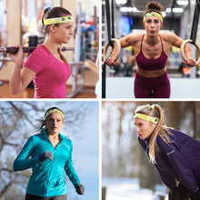 Lade das Bild in den Galerie-Viewer, Sport Stirnband Fitness-Stirnbänder Schweißband Anti Rutsch für Damen Frauen Herren Männer für Jogging, Laufen, Wandern, Fahrrad- und Motorrad Fahren mit Foto Muster Text selbst gestalten und bedrucken