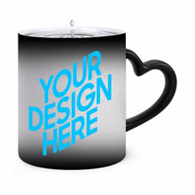 Lade das Bild in den Galerie-Viewer, Fototasse Farbwechselbecher schwarze magic Tasse Zaubertassen mit Foto Text selbst gestalten und bedrucken