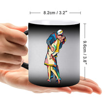 Lade das Bild in den Galerie-Viewer, Fototasse Farbwechselbecher schwarze magic Tasse Zaubertassen mit Foto Text selbst gestalten und bedrucken