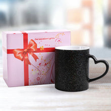 Lade das Bild in den Galerie-Viewer, Fototasse Farbwechselbecher schwarze magic Tasse Zaubertassen mit Foto Text selbst gestalten und bedrucken