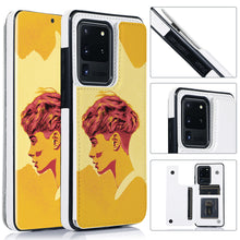 Lade das Bild in den Galerie-Viewer, TPU Leder Flip Handyhülle Samsung S20 Ultra mit Foto selbst gestalten und bedrucken