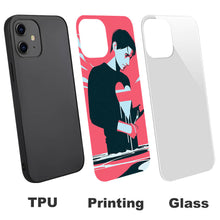 Lade das Bild in den Galerie-Viewer, TPU Panzer Glas Handyhülle für Apple iPhone 12 Serie Pro / Pro Max / Mini mit Foto selbst gestalten und bedrucken