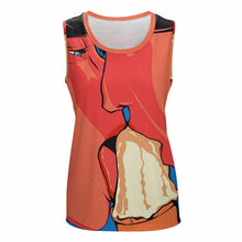 Lade das Bild in den Galerie-Viewer, Tanktop Shirt TSHIRT mit Rundhals YB für Damen Frauen mit Foto Text selbst gestalten und bedrucken