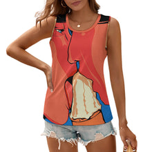 Lade das Bild in den Galerie-Viewer, Tanktop Shirt TSHIRT mit Rundhals YB für Damen Frauen mit Foto Text selbst gestalten und bedrucken