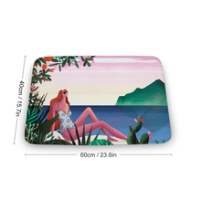 Lade das Bild in den Galerie-Viewer, Korallensamt-Bodenmatte Teppich 15"×25" 20"×32" selbst gestalten und bedrucken