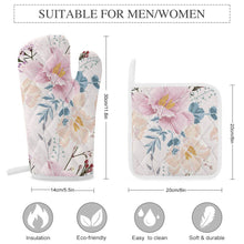 Lade das Bild in den Galerie-Viewer, Topfhandschuhe 3-teilige Set ( 2x Ofenhandschuh + 1x Küchengreifhilfe ) mit Foto selbst gestalten und bedrucken