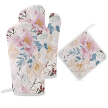 Lade das Bild in den Galerie-Viewer, Topfhandschuhe 3-teilige Set ( 2x Ofenhandschuh + 1x Küchengreifhilfe ) mit Foto selbst gestalten und bedrucken