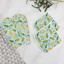 Lade das Bild in den Galerie-Viewer, Topfhandschuhe Set ( 2x Ofenhandschuh + 2x Küchengreifhilfe ) mit Foto selbst gestalten und bedrucken