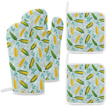 Lade das Bild in den Galerie-Viewer, Topfhandschuhe Set ( 2x Ofenhandschuh + 2x Küchengreifhilfe ) mit Foto selbst gestalten und bedrucken