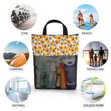 Lade das Bild in den Galerie-Viewer, Trennbare Trocken- und Nassaufbewahrungstasche / Aufbewahrungstasche aus Netzstoff mit Foto selbst gestalten und bedrucken
