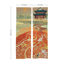 Lade das Bild in den Galerie-Viewer, Türvorhang Spleiß Weißer Hanf 86x143cm selbst gestalten und bedrucken