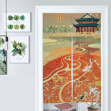 Lade das Bild in den Galerie-Viewer, Türvorhang Spleiß Weißer Hanf 86x143cm selbst gestalten und bedrucken