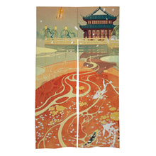 Lade das Bild in den Galerie-Viewer, Türvorhang Spleiß Weißer Hanf 86x143cm selbst gestalten und bedrucken