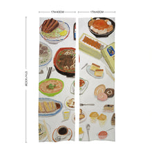 Lade das Bild in den Galerie-Viewer, Türvorhang Symmetrie mit Durchgangsstange 86x143cm selbst gestalten und bedrucken