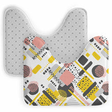 Lade das Bild in den Galerie-Viewer, U-förmige Bodenmatte Toilette Badezimmer WC Teppich rutschfeste Matte Toilettendeckel mit Fotos Muster Text Logo selbst gestalten und bedrucken