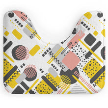 Lade das Bild in den Galerie-Viewer, U-förmige Bodenmatte Toilette Badezimmer WC Teppich rutschfeste Matte Toilettendeckel mit Fotos Muster Text Logo selbst gestalten und bedrucken