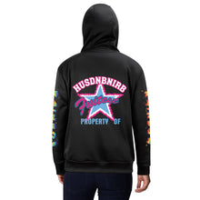 Lade das Bild in den Galerie-Viewer, Unisex Damen / Herren Kapuzenpullover Vorder- und Rückseitendruck + beide Ärmel Druck mit Fotos Muster Text Logo selbst gestalten und bedrucken