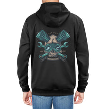 Lade das Bild in den Galerie-Viewer, Unisex Damen / Herren Kapuzenpullover Vorder- und Rückseitendruck mit Fotos Muster Text Logo selbst gestalten und bedrucken