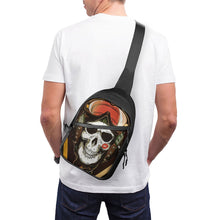 Lade das Bild in den Galerie-Viewer, Unisex Mini Faltbare Brusttasche A004 Schultertasche Umhängetasche Sling Bag Rucksack Crossbody Rucksack mit Foto / Text selbst gestalten und bedrucken