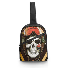 Lade das Bild in den Galerie-Viewer, Unisex Mini Faltbare Brusttasche A004 Schultertasche Umhängetasche Sling Bag Rucksack Crossbody Rucksack mit Foto / Text selbst gestalten und bedrucken