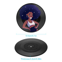 Lade das Bild in den Galerie-Viewer, Untertasse in Form CD-Aufnahme mit Foto Text Muster selbst gestalten und bedrucken