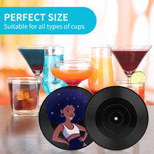 Lade das Bild in den Galerie-Viewer, Untertasse in Form CD-Aufnahme mit Foto Text Muster selbst gestalten und bedrucken