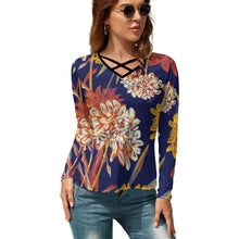Lade das Bild in den Galerie-Viewer, V-Ausschnitt Langarmshirt NZ118 - Damen / Frauen - selbst gestalten und bedrucken