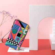 Lade das Bild in den Galerie-Viewer, Lange Vertikale Geldbörse / Vertikale Brieftasche / Leder Portemonnaie vertikal mit Foto selbst gestalten und bedrucken