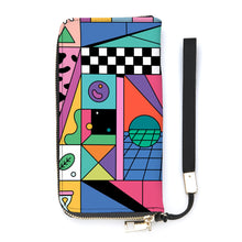 Lade das Bild in den Galerie-Viewer, Lange Vertikale Geldbörse / Vertikale Brieftasche / Leder Portemonnaie vertikal mit Foto selbst gestalten und bedrucken