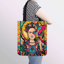 Lade das Bild in den Galerie-Viewer, Vertikale Version Beidseitiger Voll Druck Boutique Handtasche Umhängetasche Strandtasche Schultertasche mit Fotos Muster Text Logo selbst gestalten und bedrucken