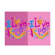 Lade das Bild in den Galerie-Viewer, Vertikale Version Grußkarte Fotokarte Postkarte mit Fotos Muster Text Logo selbst gestalten und bedrucken