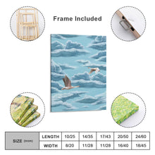 Lade das Bild in den Galerie-Viewer, Vertikale Version Leinwandbild Wandbild mit Fotos Muster Text Logo selbst gestalten und bedrucken