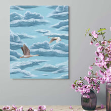 Lade das Bild in den Galerie-Viewer, Vertikale Version Leinwandbild Wandbild mit Fotos Muster Text Logo selbst gestalten und bedrucken