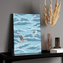 Lade das Bild in den Galerie-Viewer, Vertikale Version Leinwandbild Wandbild mit Fotos Muster Text Logo selbst gestalten und bedrucken