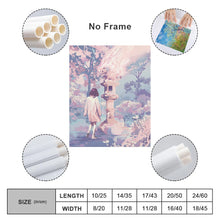 Lade das Bild in den Galerie-Viewer, Vertikale Version Leinwandbild Wandbild mit Fotos Muster Text Logo selbst gestalten und bedrucken